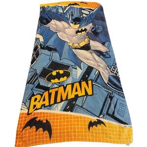 DC Comic Batman VINTAGE Beach Towel Multicolored 28x54" (READ)